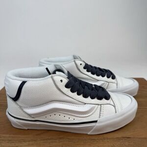 New NIB Womens Vans Knu Mid Utility Lace White Skate Sneakers Shoes Size 5.5 M
